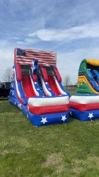 Old20Glory201 1712775348 16' Double Lane Slide - Old Glory